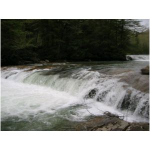 Somebody missing in Crapper Falls? (Photo by Scott Gravatt - 4/27/04)
