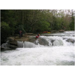 Lou Campagna running Lunch Ledge (Photo by Bob Maxey - 4/27/04)