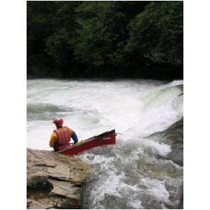 Rick Koller running the Flake (Photo by Bob Maxey - 4/27/04)