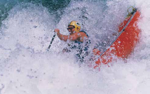 Don Iverson, South Fork Falls, South Fork Smith River, CA.  Photo by Tom Rydz