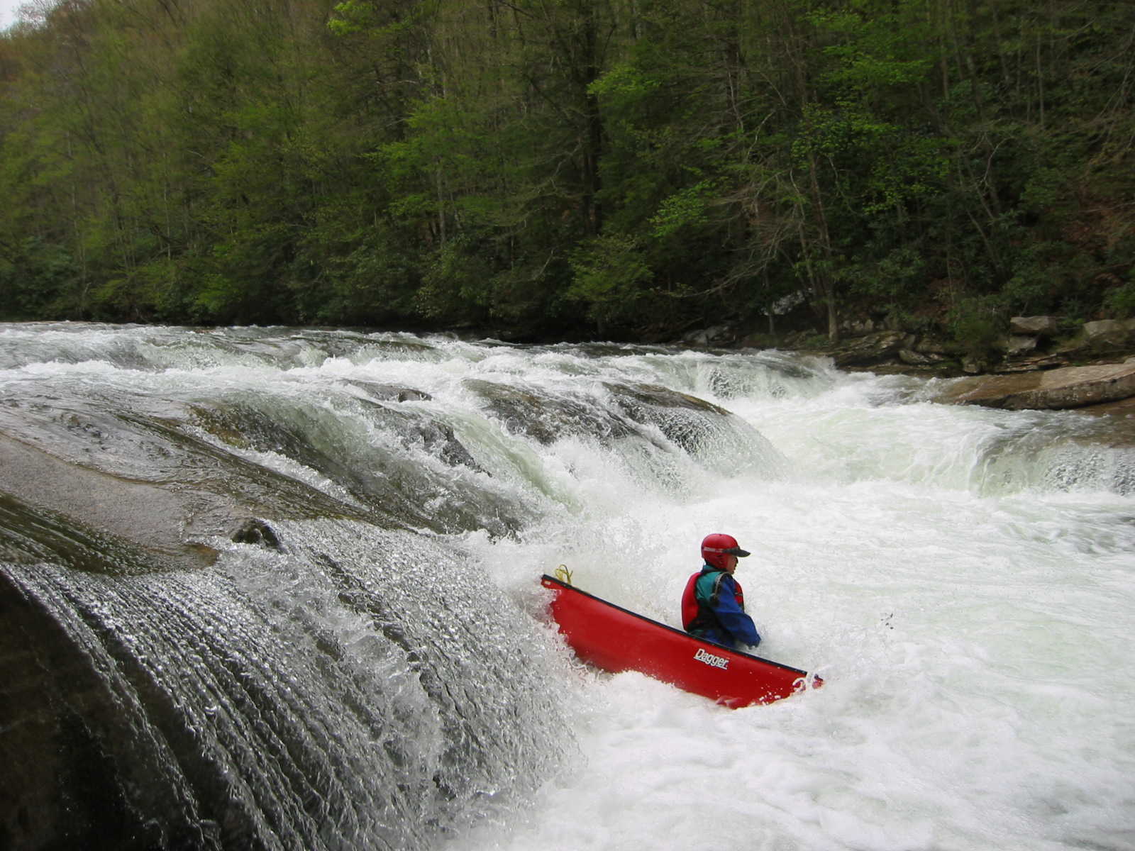 Scott Gravatt running Lunch Ledge (Photo by Lou Campagna - 4/27/04)