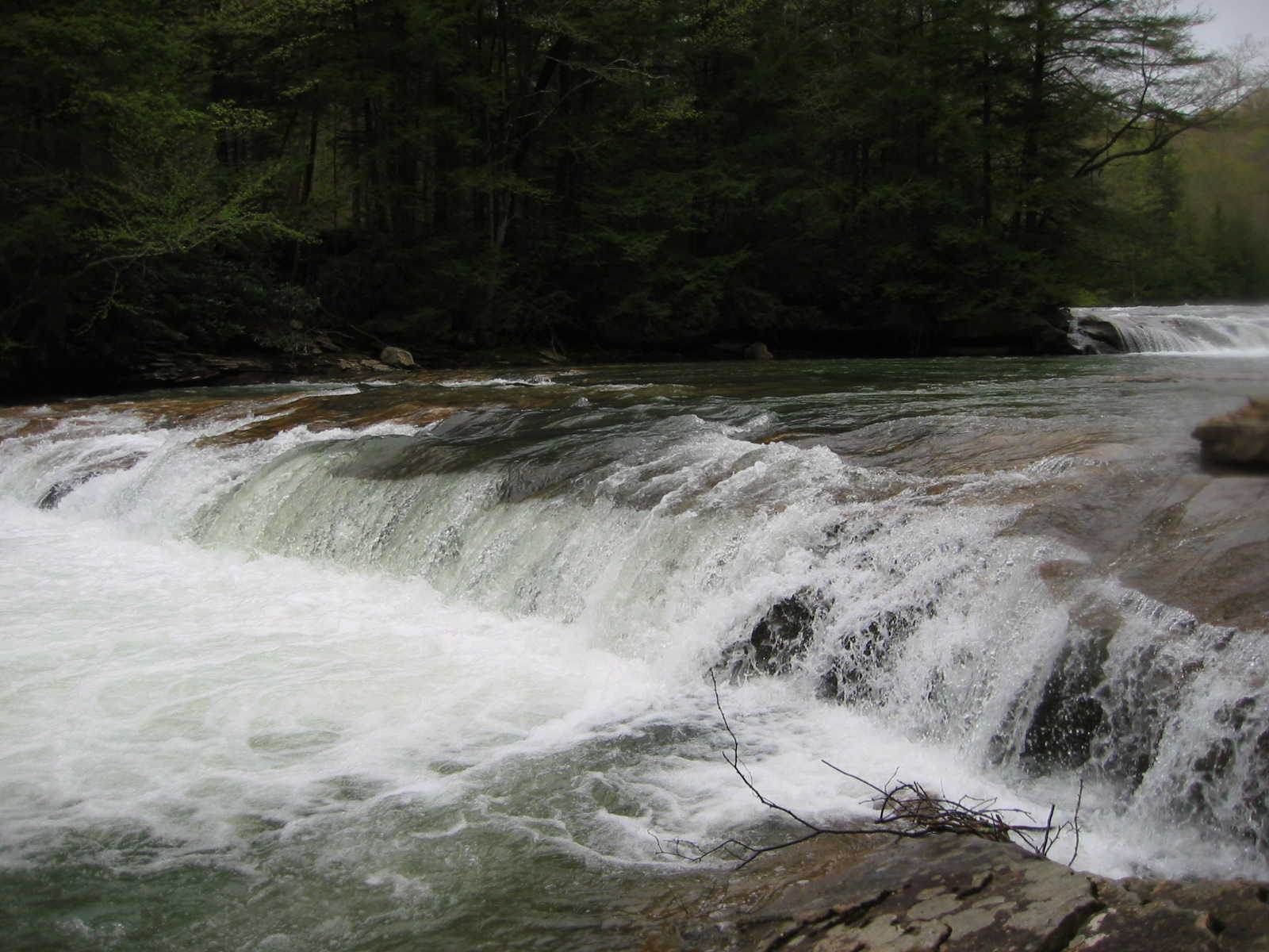 Somebody missing in Crapper Falls? (Photo by Scott Gravatt - 4/27/04)