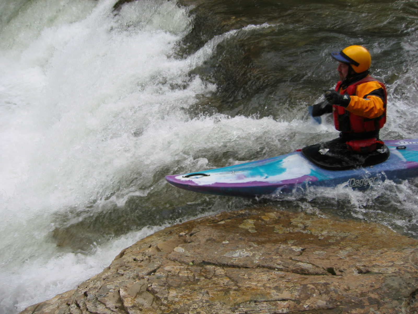 Scott Zetterstrom running the Flake (Photo by Scott Gravatt - 4/27/04)