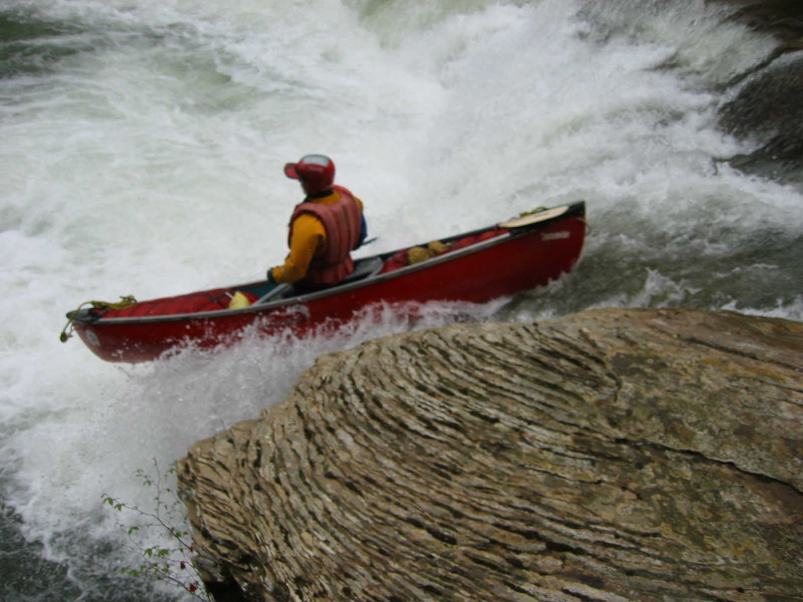 Rick Koller running the Flake (Photo by Scott Gravatt - 4/27/04)