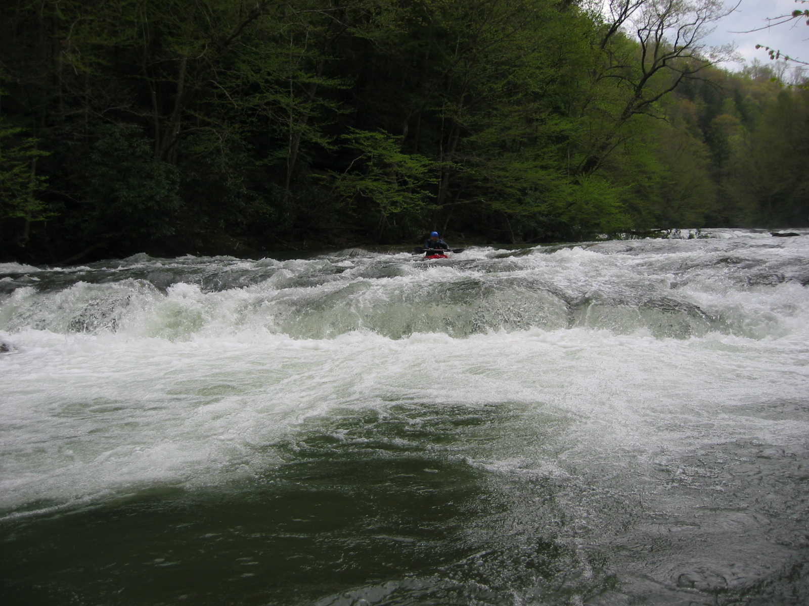 Mike Wellman approaching Double Humper (Photo by Scott Gravatt - 4/27/04)