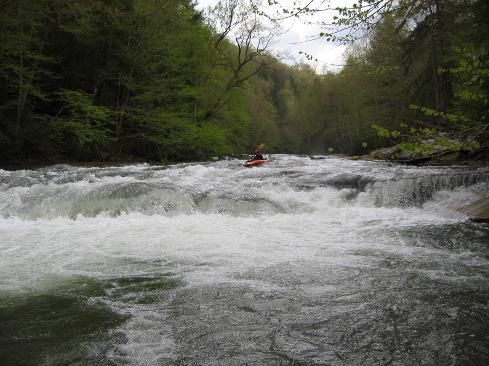 Bob Maxey approaching Double Humper (Photo by Scott Gravatt - 4/27/04)