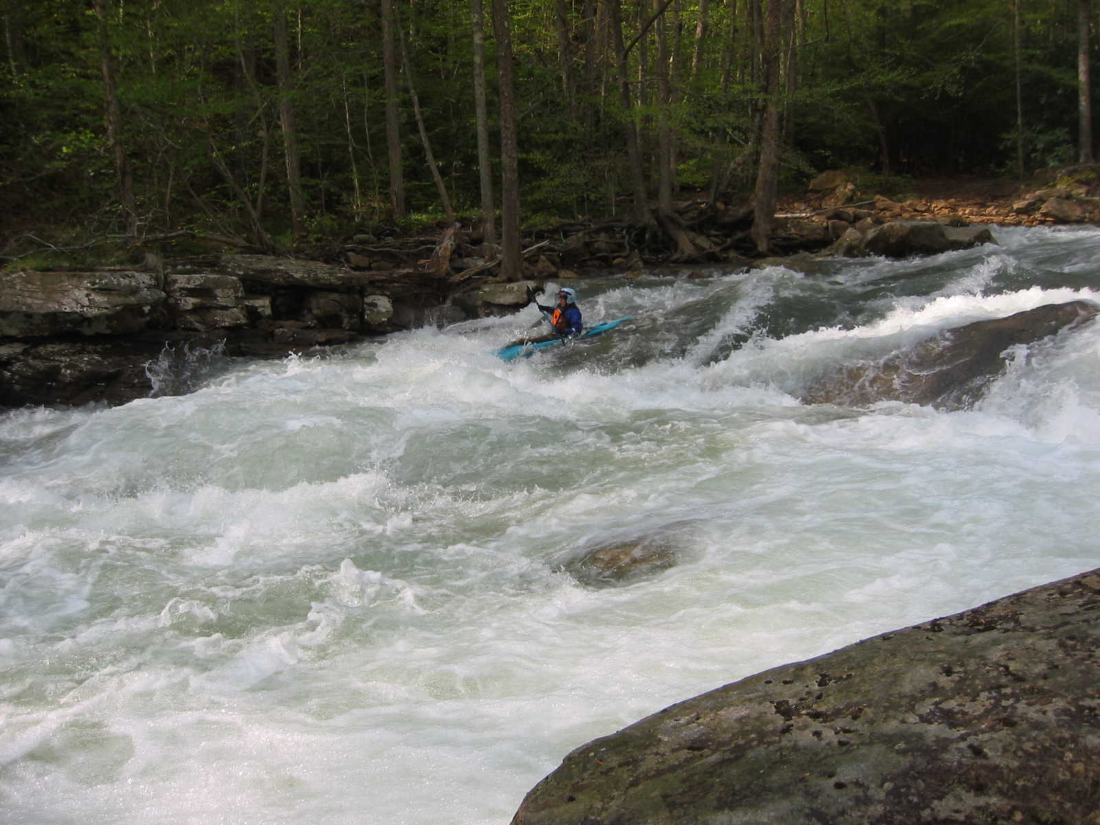 Marilyn Jones following Zman (Photo by Scott Gravatt - 4/27/04)