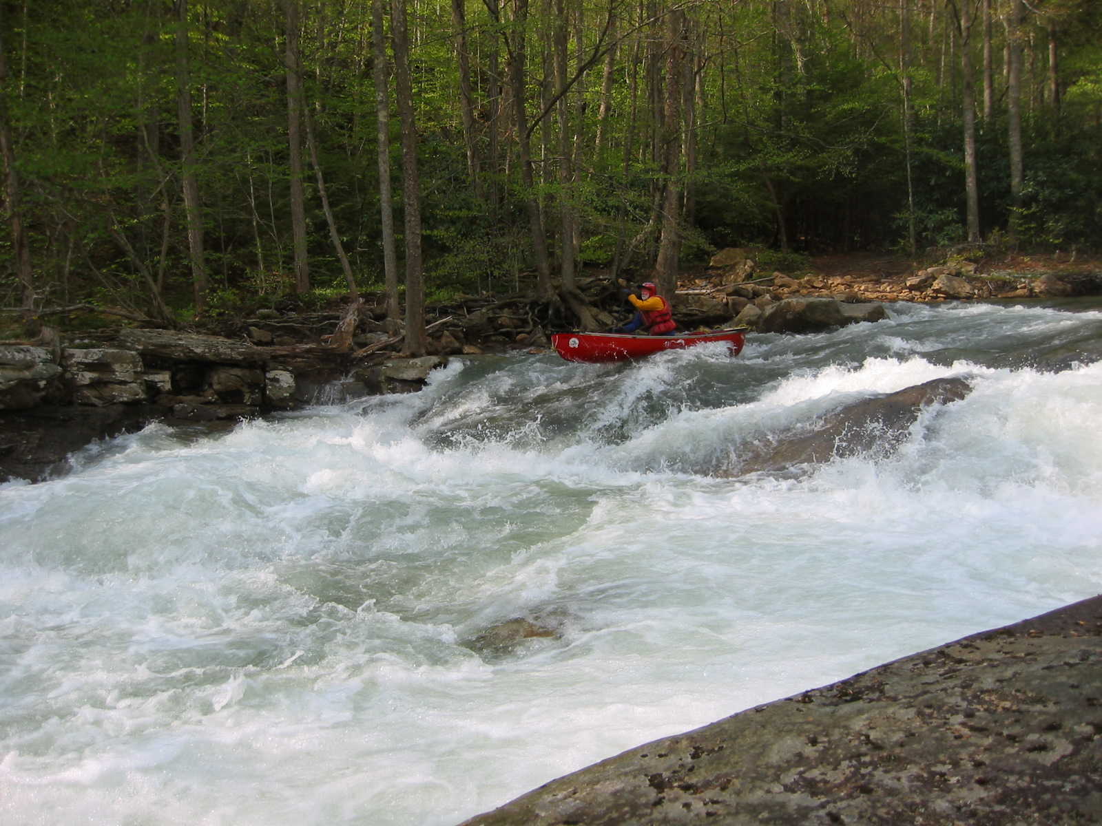 Rick Koller in Bridge Rapid (Photo by Scott Gravatt - 4/27/04)