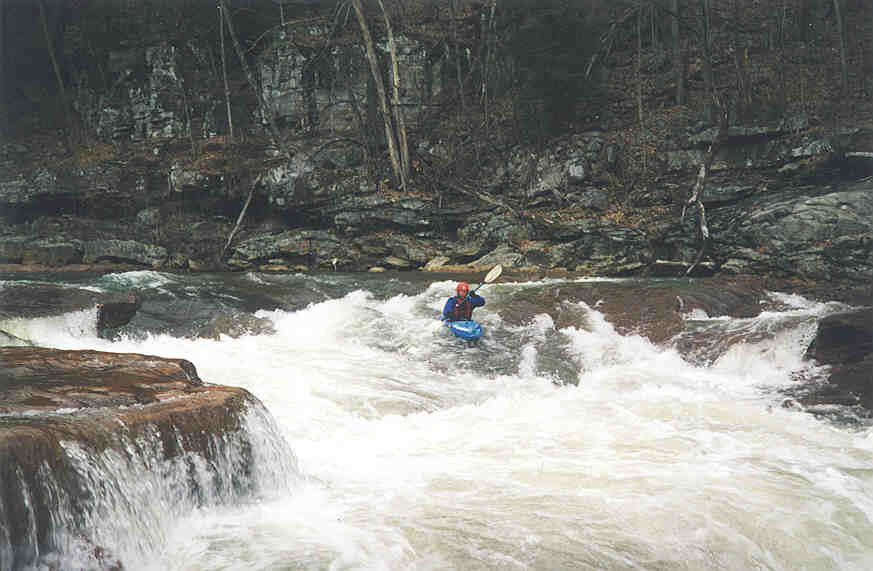 Bob Maxey entering Rattlesnake Rapid (Photo by Scott Gravatt) 