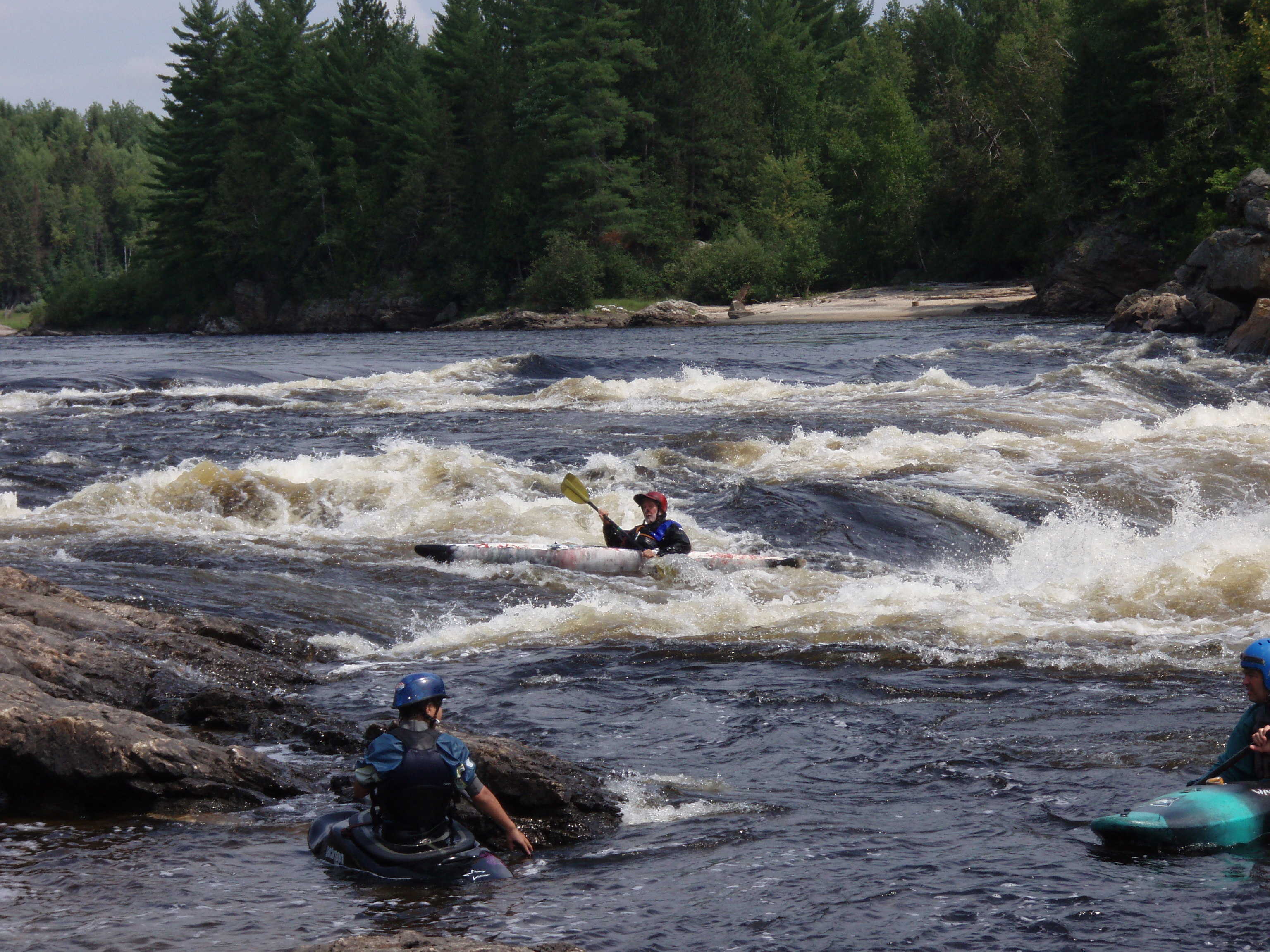 Leo Slaggie on the Gatineau (Photo by Keith Merkel - 8/6/07)