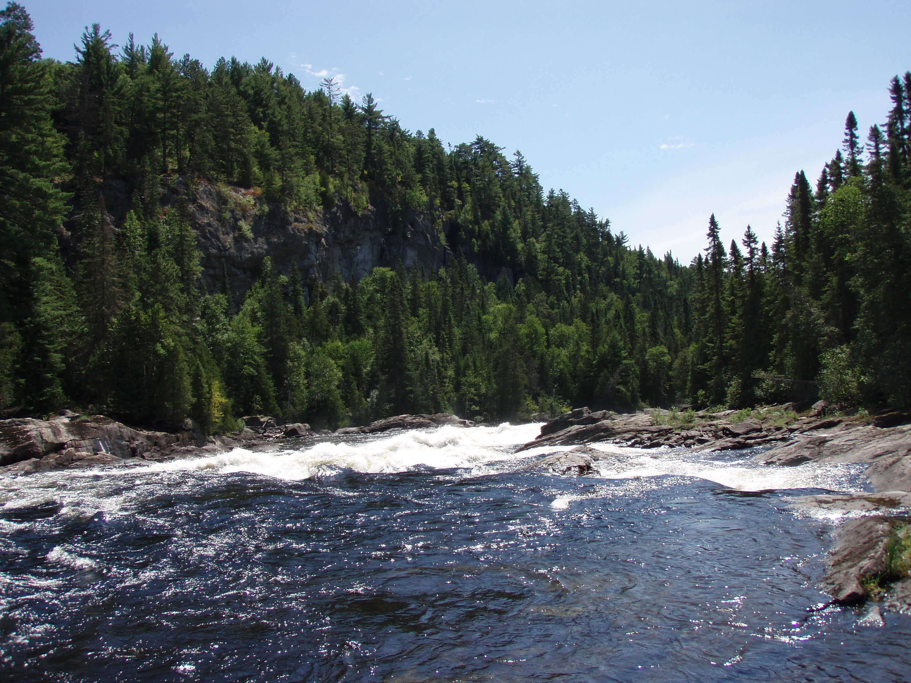 Top of class 5-6 'Chute du Sault du Crapaud' (Photo by Keith Merkel - 8/7/07)