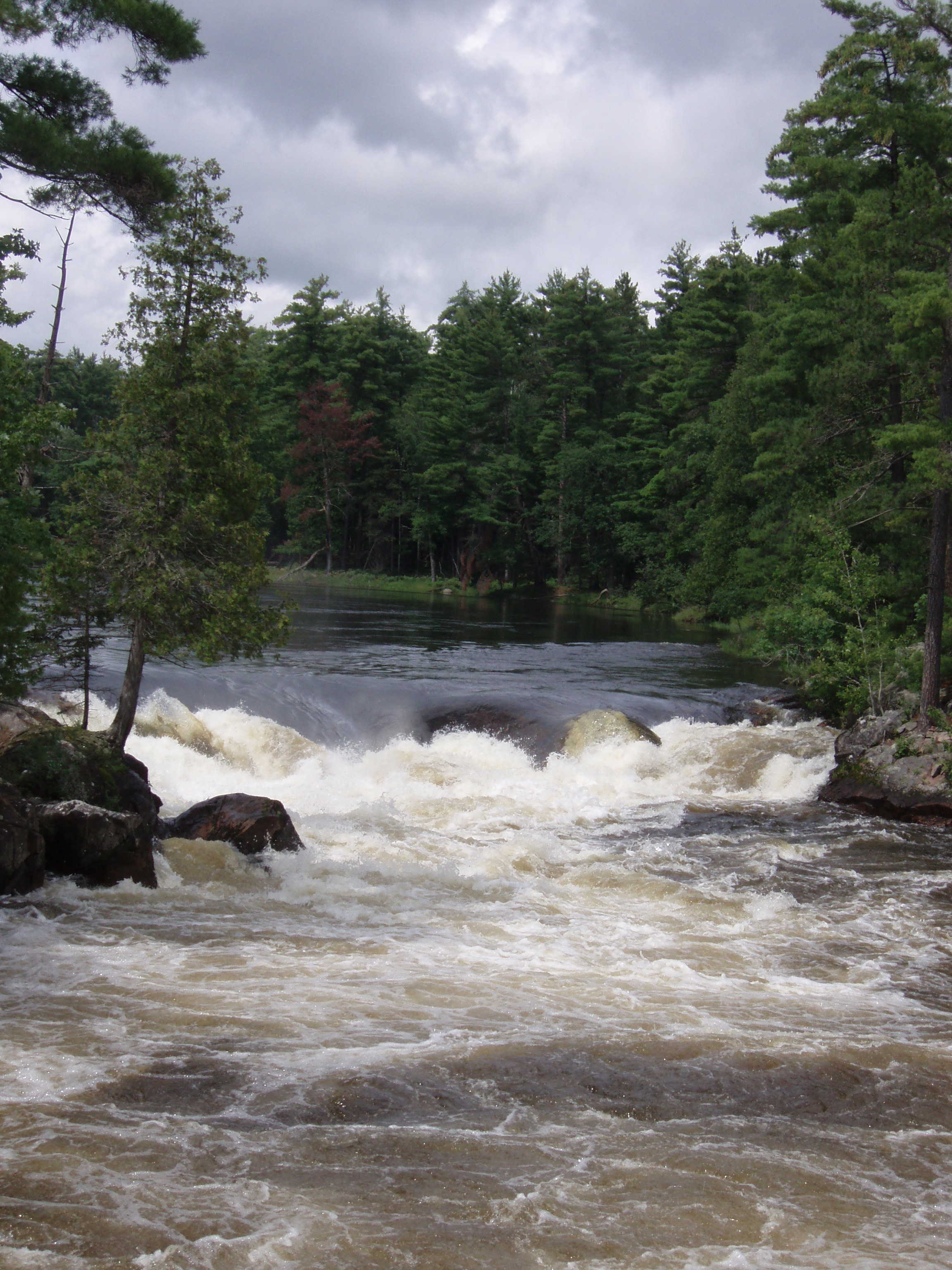 Looking back upstream at Iron Ring. (Photo by Keith Merkel - 8/10/08)