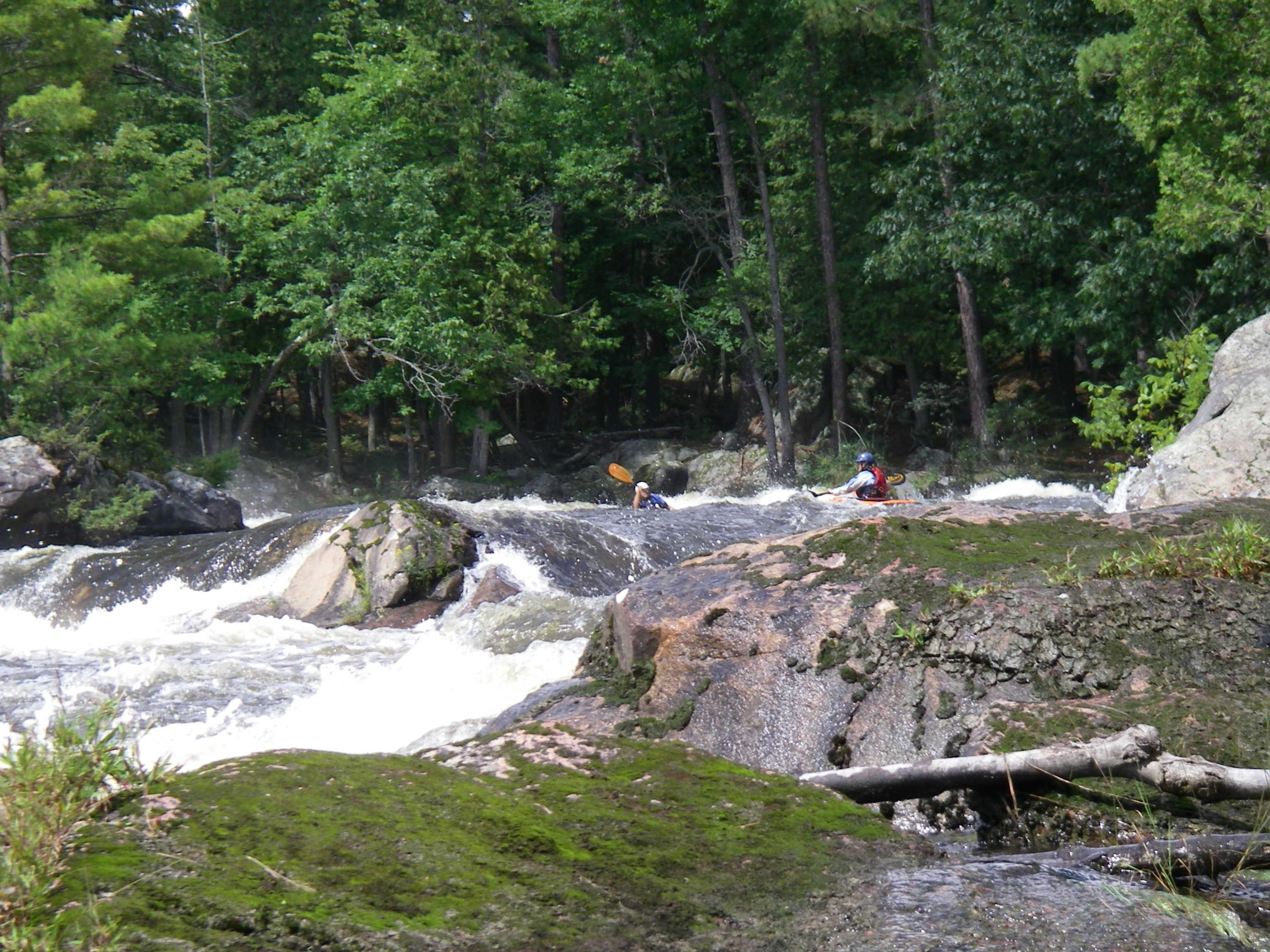 Run this far left chute of Little Trickle. (Photo by Cahil Converse - 8/10/08)