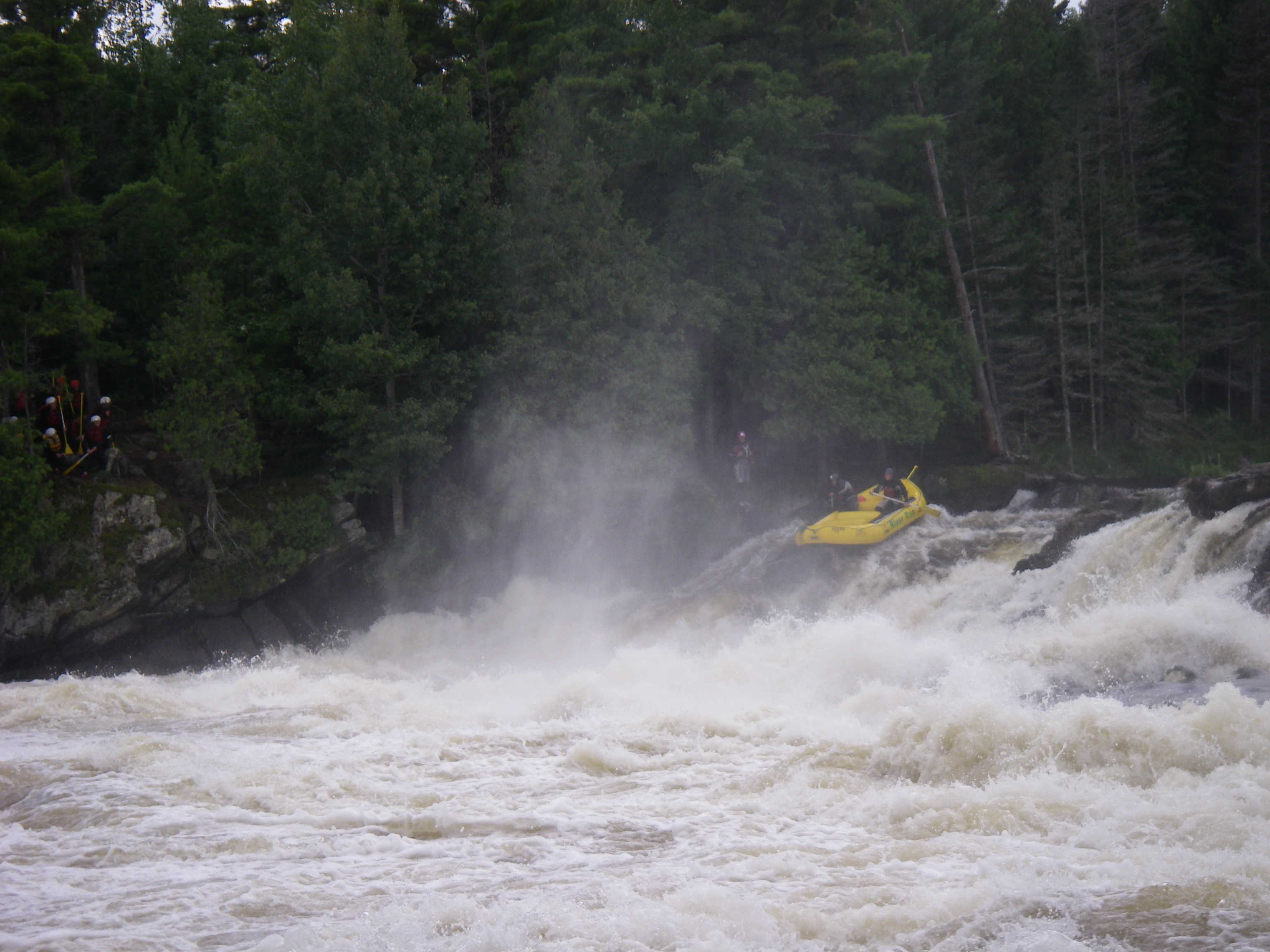 Raft running the far right 