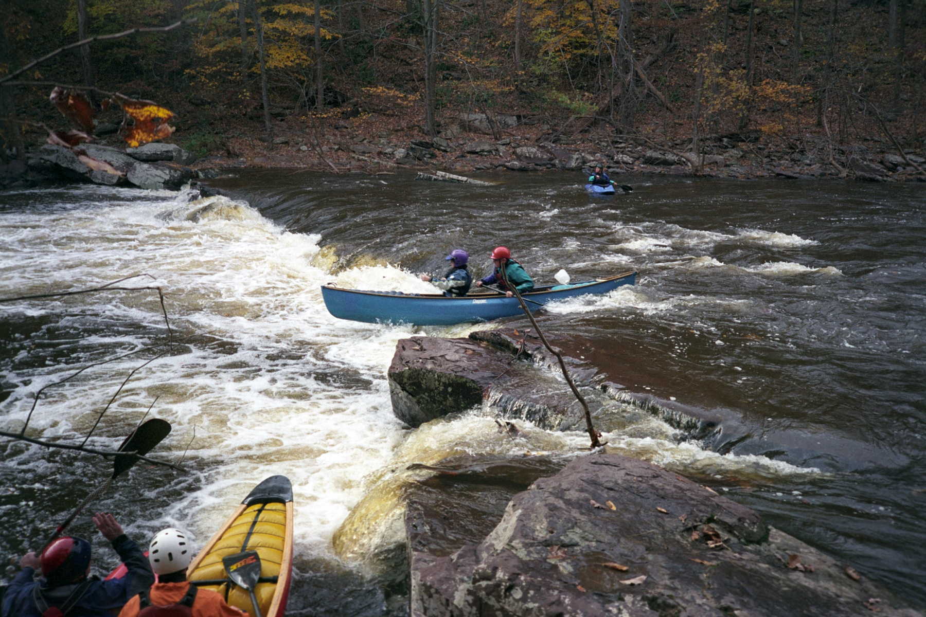 Courtney and Chris in the big ledge (Photo by Beth Koller - 11/5/05)