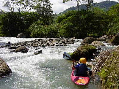 Cary Singer looking upstream, probably searching for a
swimming Buttleman  (Photo by Court Ogilvie - 11/02)