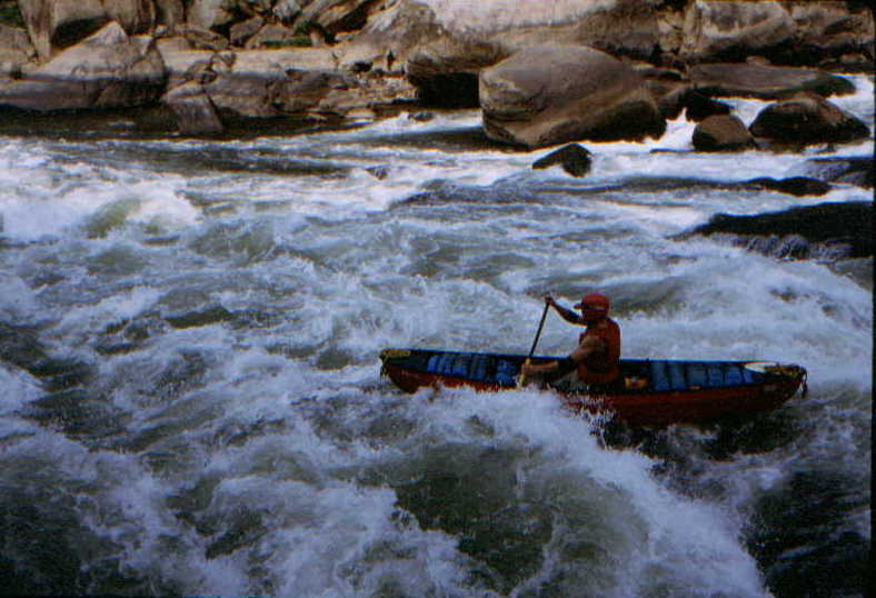 Scott Gravatt in Lower Keeney (Photo by Bob Maxey - 7/19/97)