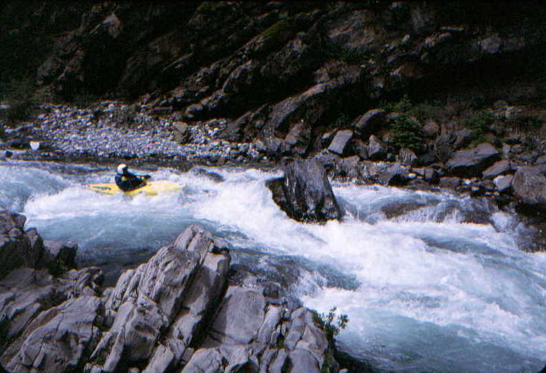 Keith Merkel somewhere on the Sheep (Photo by Bob Maxey - 6/28/99)