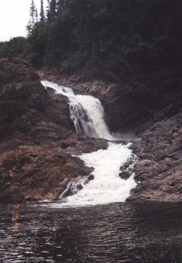 The last of the Sept Chutes above put-in (Photo by Keith Merkel - 7/25/01)