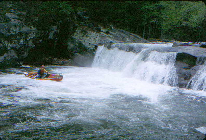 Rick Koller below Baby Falls (Photo by Bob Maxey - 4/28/00)