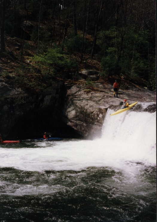 Keith Merkel running Baby Falls (in 1992)