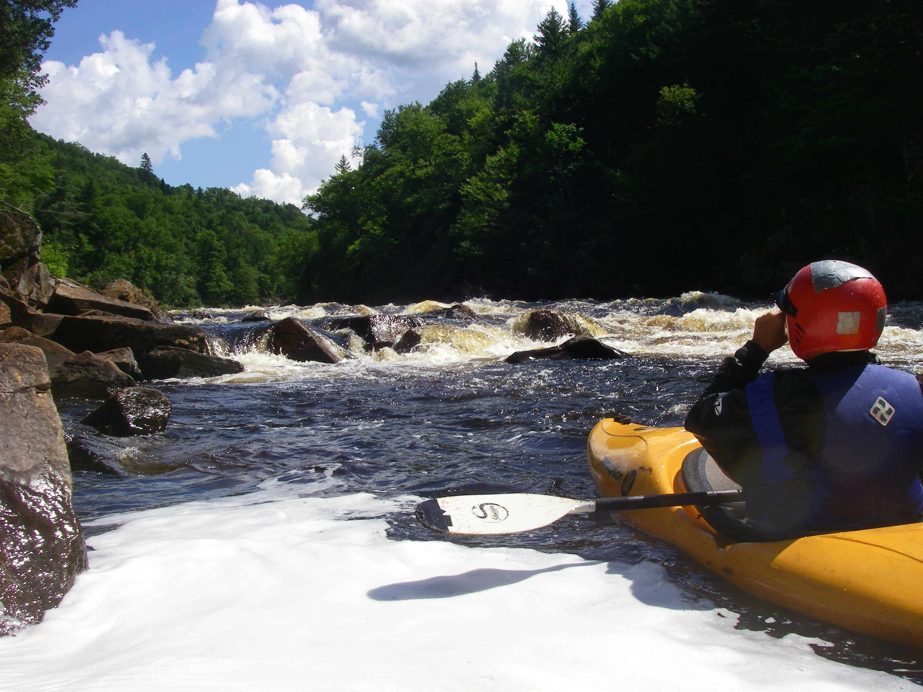 Keith Merkel below Class 4 rapid (Photo by Cahil Converse - 8/16/08)