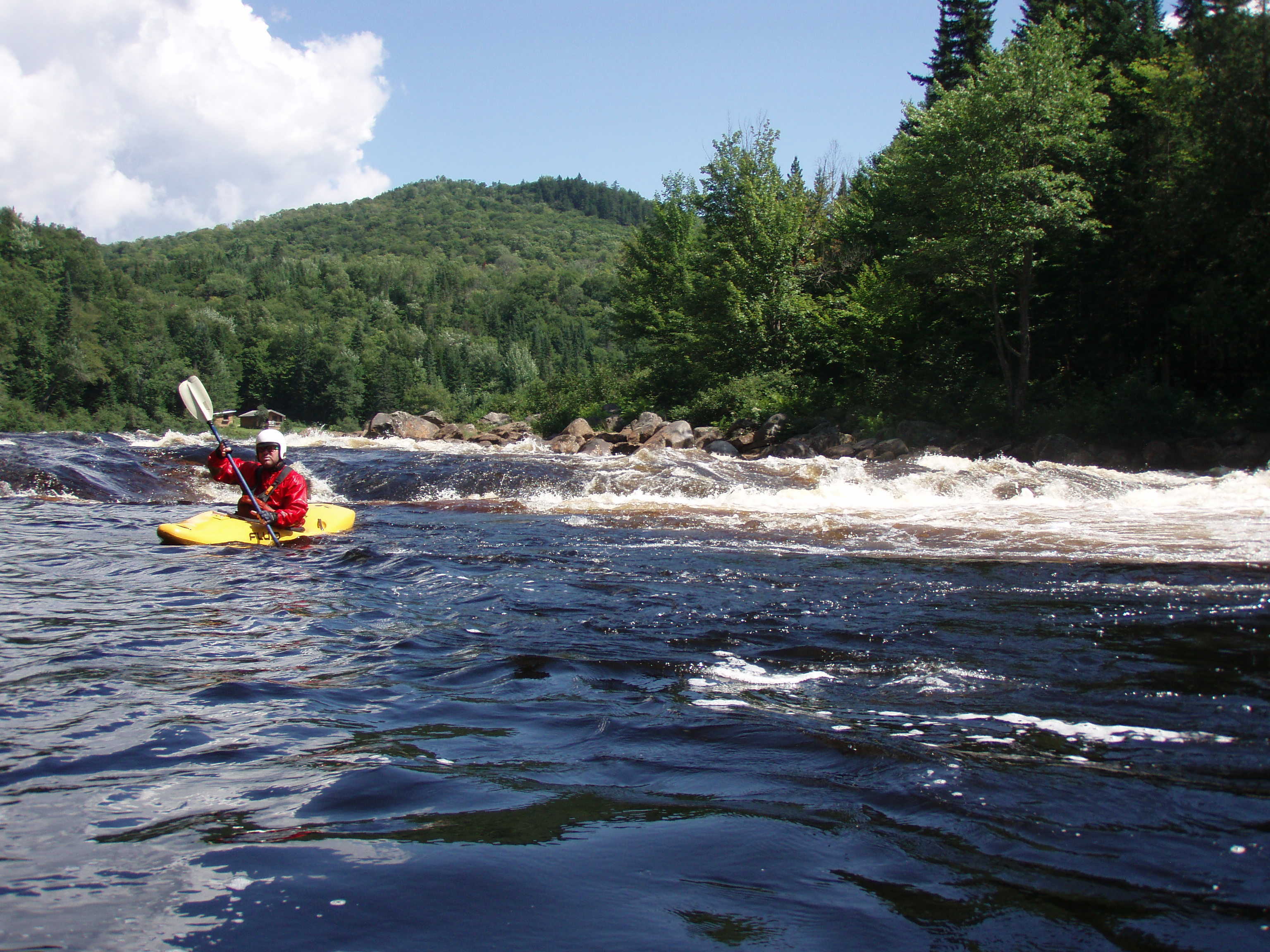 Cahil below another Class 4 rapid (Photo by Keith Merkel - 8/16/08)